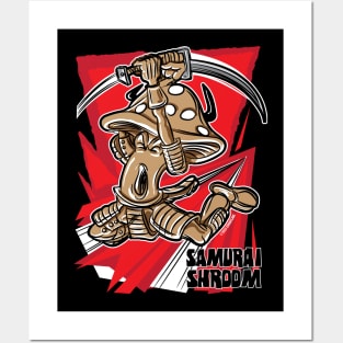 Samurai Shroom Attacks Posters and Art